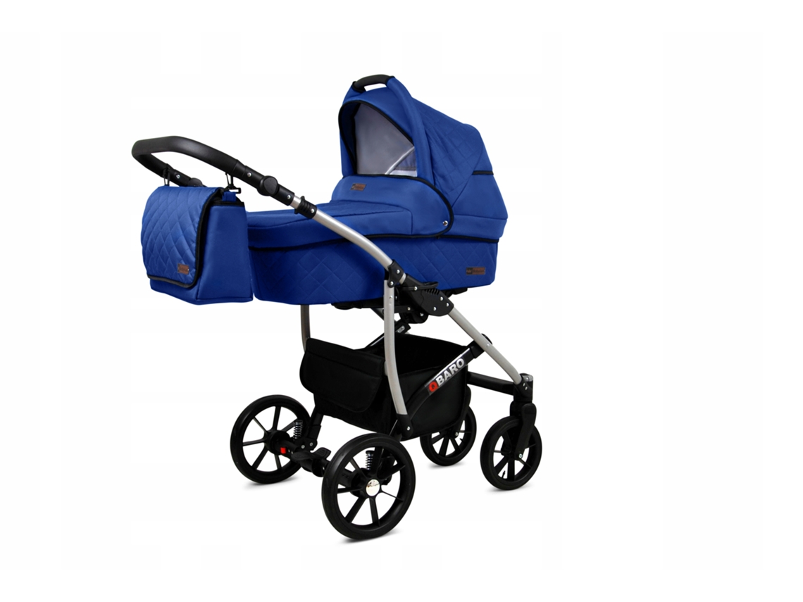 Carrinho de Bebé Multifuncional BABYLUX QBARO 4 Em 1 -Bottle green - Ajustável e dobrável Construção leve em alumínio - Acessórios