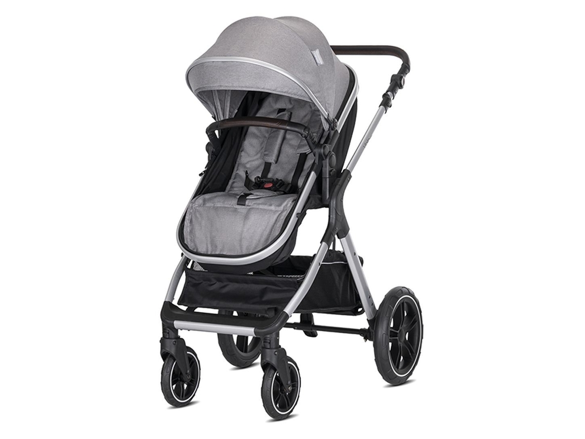 Carrinho De Passeio Conversível Viola Trio Até 22 Kg By Lorelli Grey