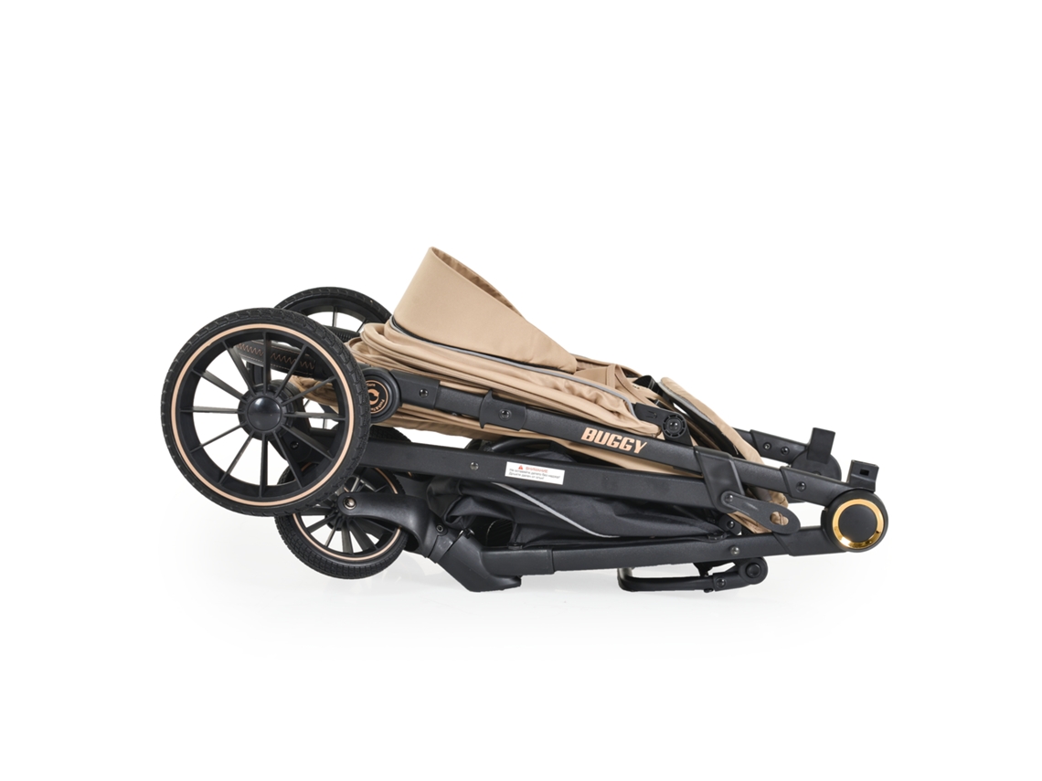 Carrinho De Bebê Buggy Bege Moni Moni