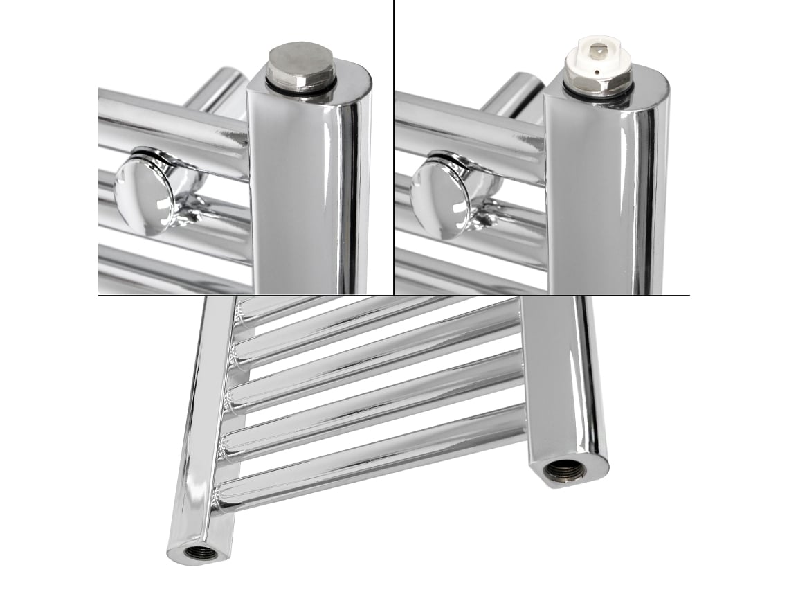 Radiador Elétrico para Banheiro com Resistência 900W 600X1200 Mm Reto LUXEBATH