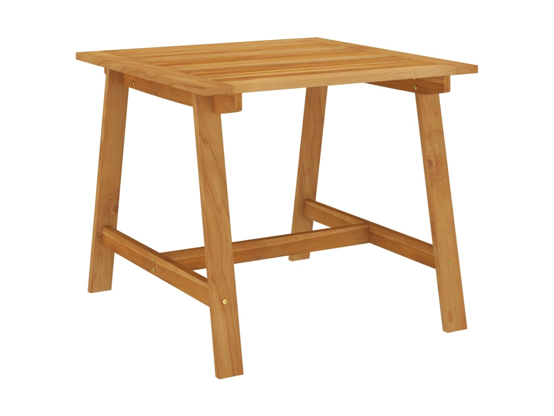Mesa De Jantar Para Jardim Mesa Para Exterior 88x88x74 Cm Madeira De Acácia Maciça Lovely Home