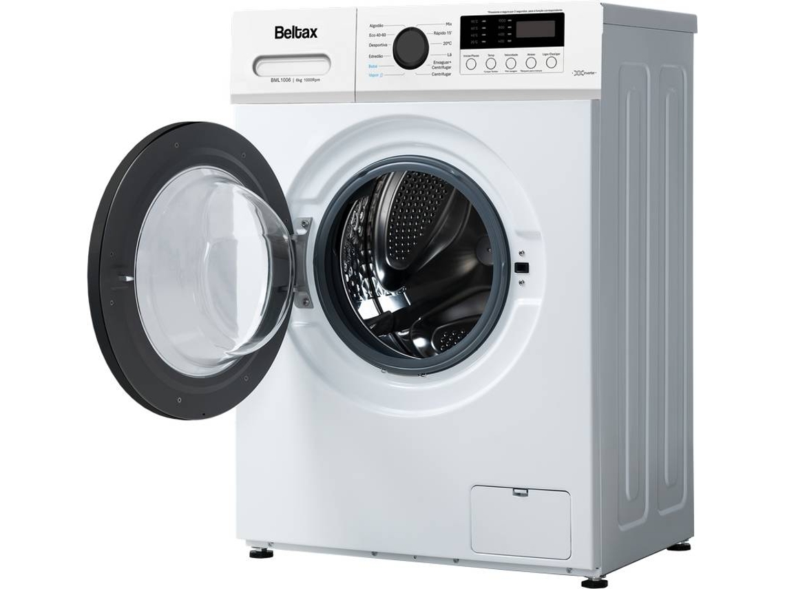 Máquina de Lavar Roupa BELTAX BML1006 (6 Kg - 1000 rpm - Branco)