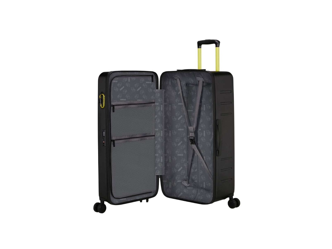 Mala De Viagem Grande Trailon 80cm 4 Rodas em Preto 100l American Tourister
