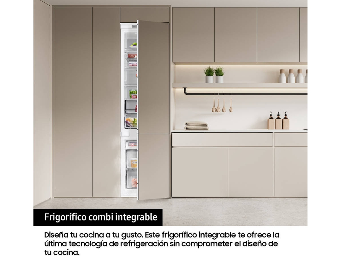 Frigorífico Combinado Encastre SAMSUNG BRB80F30ADS0EF (No Frost - 193.5 cm - 298 L - Branco)