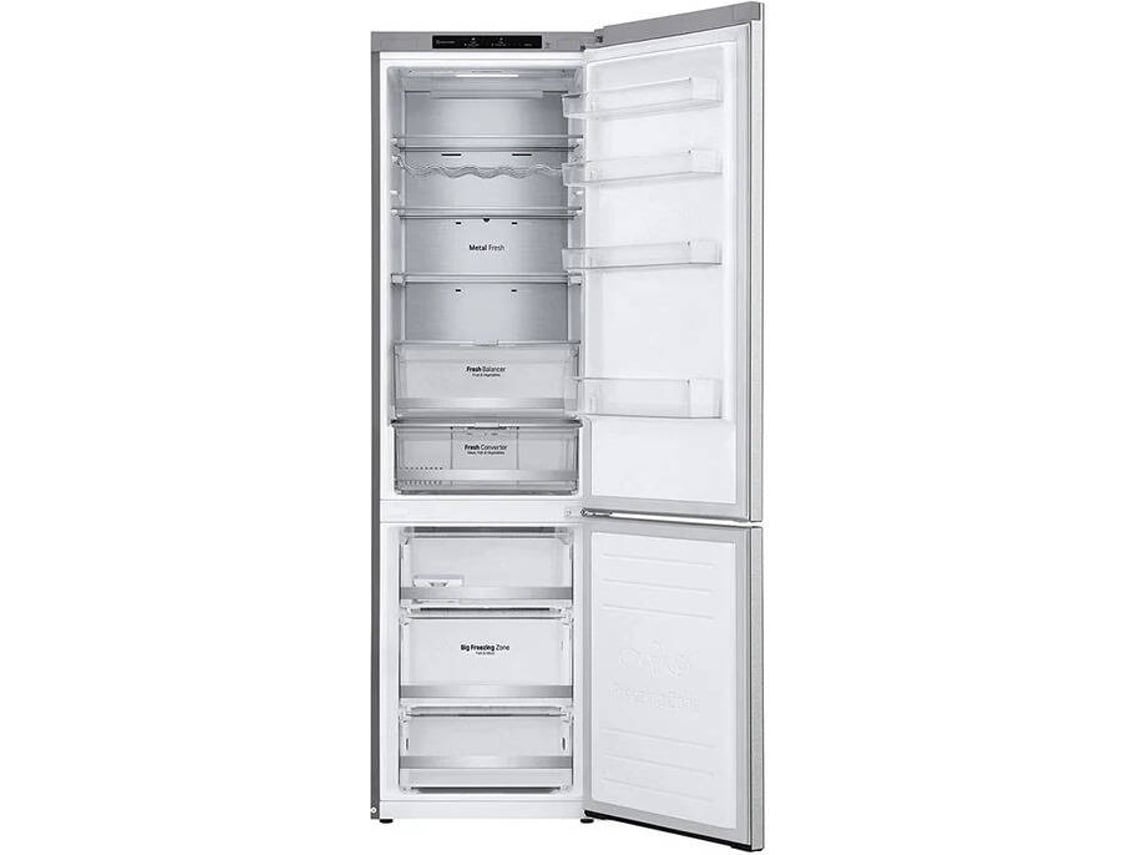 Frigorífico Combinado LG GBB92MBB3P (No Frost - 203 cm - 381 L - Inox)