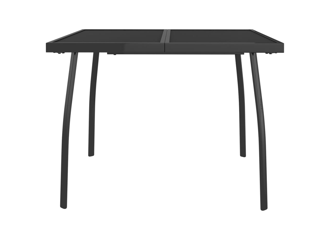Mesa De Jardim Malha Aço Antracite 100x100x72 Cm Vidaxl