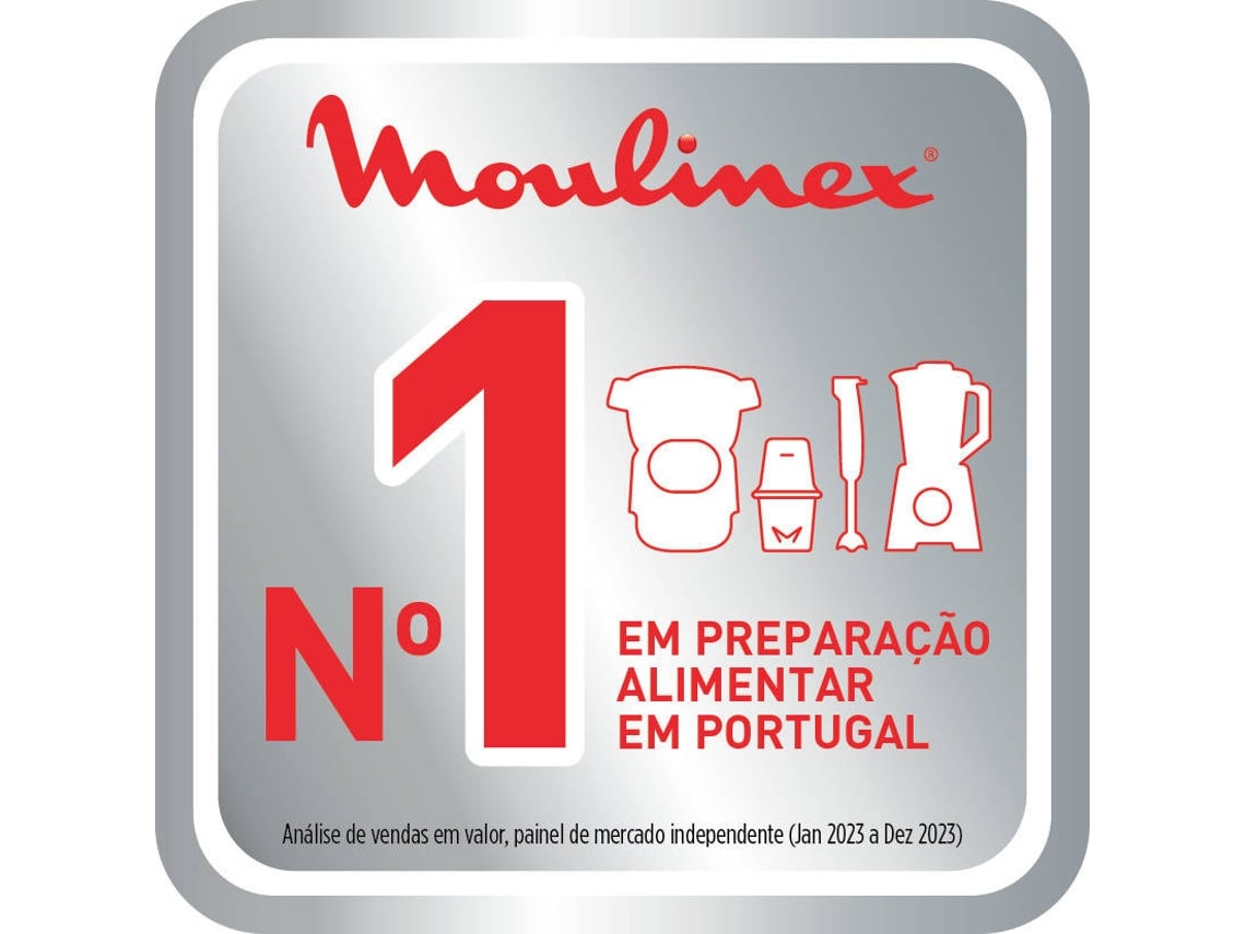 Robô de Cozinha MOULINEX Companion Pro HF850810 (3 L - Branco)