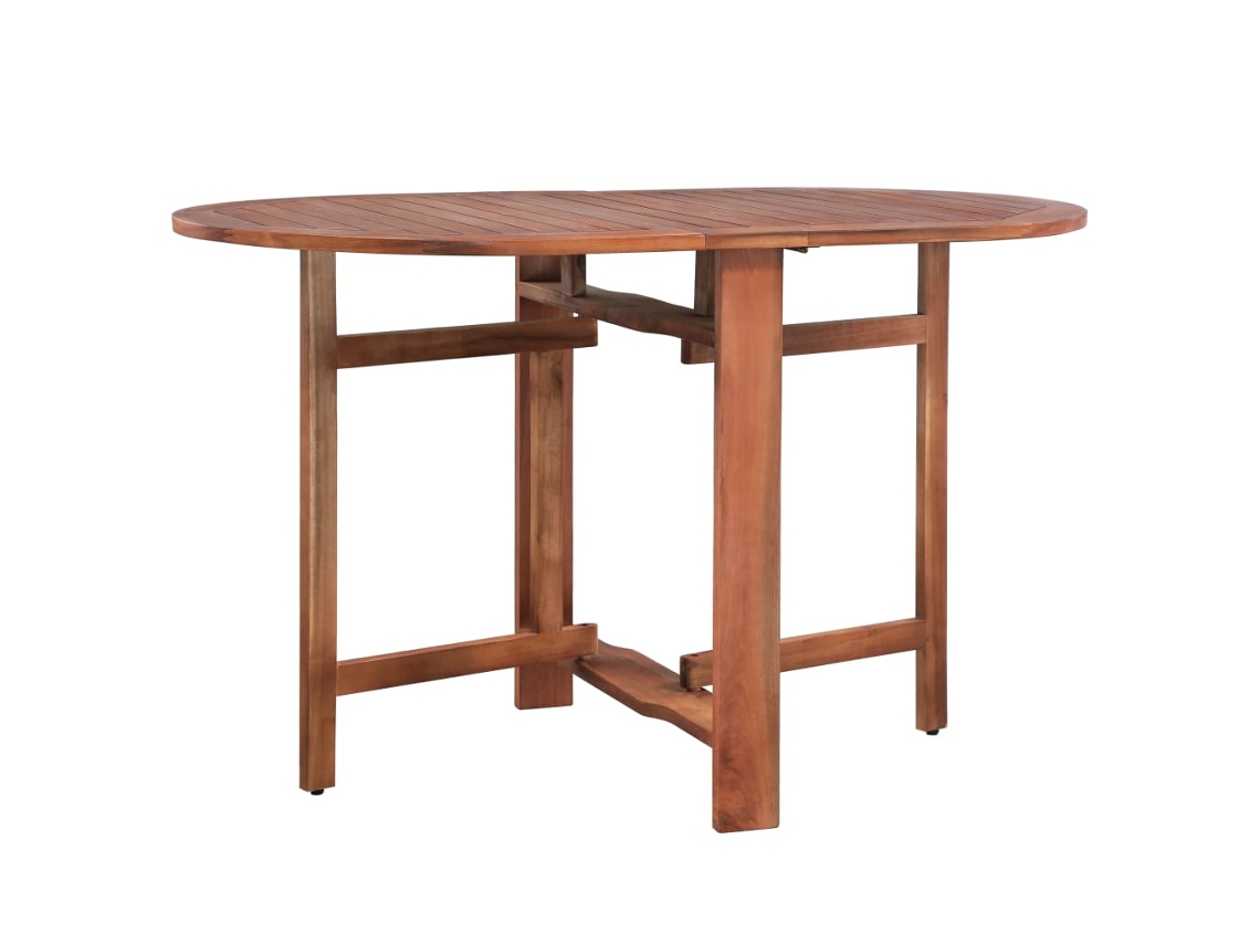 Mesa de Jardim LOVELY HOME Jantar Madeira de Acácia Maciça (120 x 70 x 74 cm)