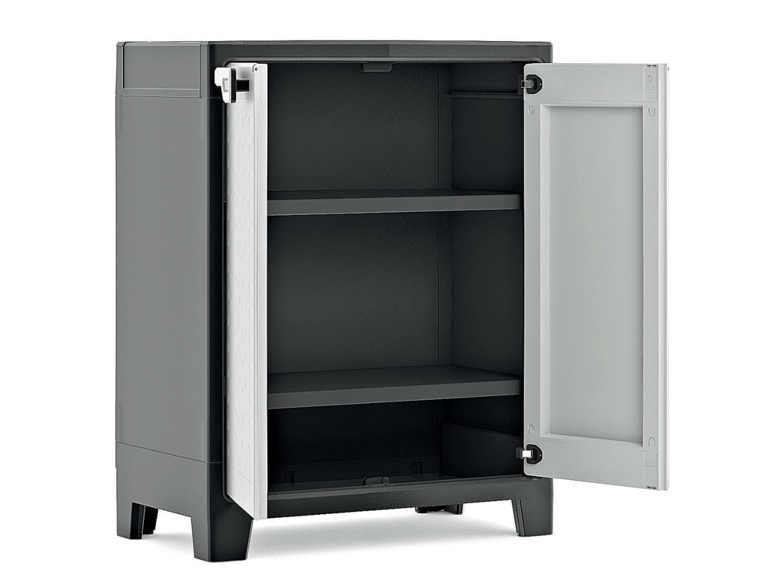 Armário de Exterior KETER Preto Polipropileno (80x44x100 cm)