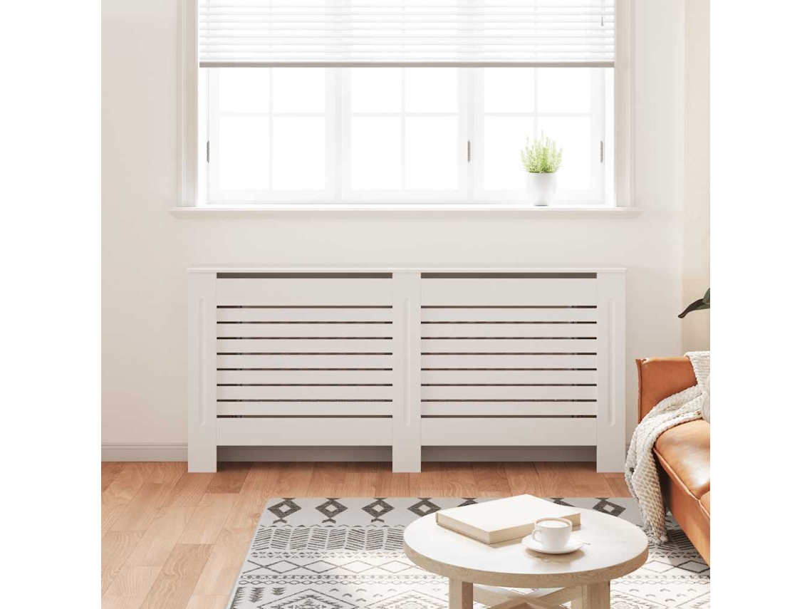 Cobertura De Radiador 172x19x81,5 Cm Mdf Branco Haochrymec
