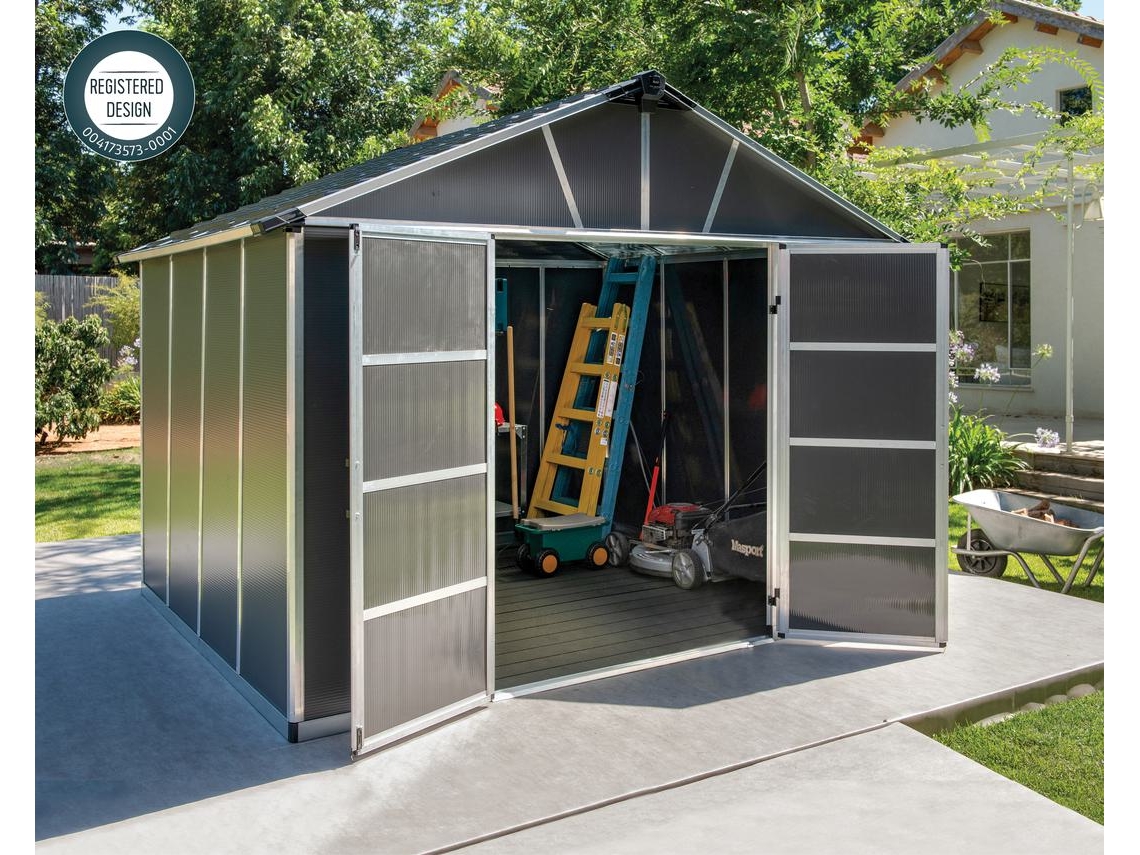 Abrigo de Jardim CANOPIA Yukon de Policarbonato 271X332X252 cm  Incluir Chão