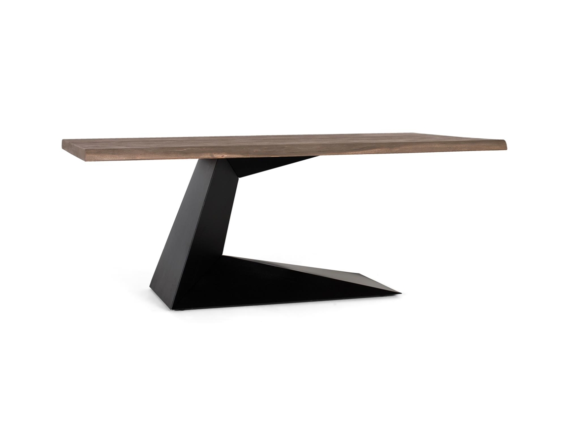 Mesa Cor Areia Em Madeira De Acácia E Metal 200cm Giner Y Colomer