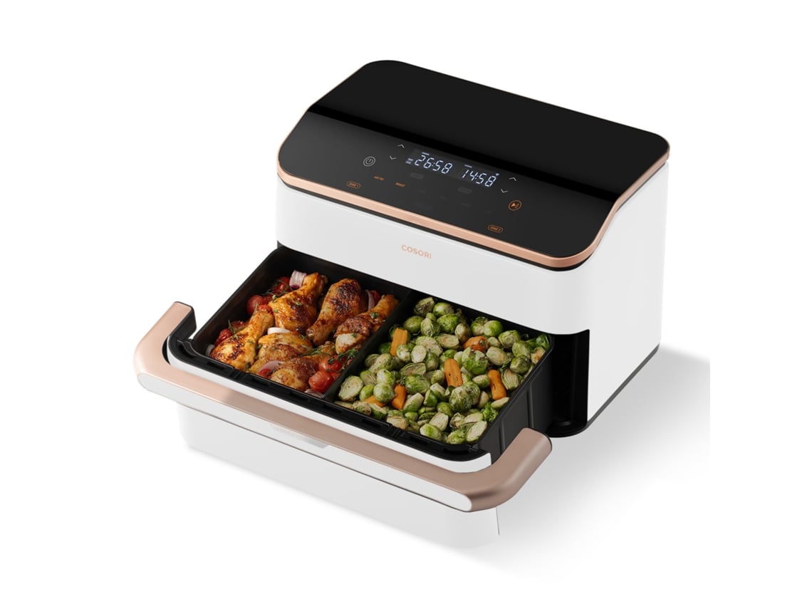 Cosori Fritadeira Sem Óleo Dual Basket Chef Edition White 10 Litros