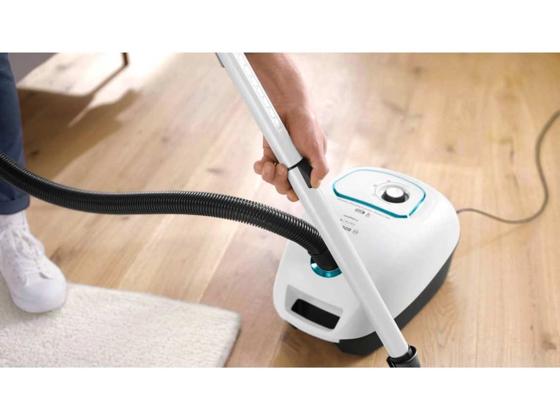 Aspirador com Saco BOSCH BGL41HYG2H S.4 ProHyg (700 W - 4 L - Branco)