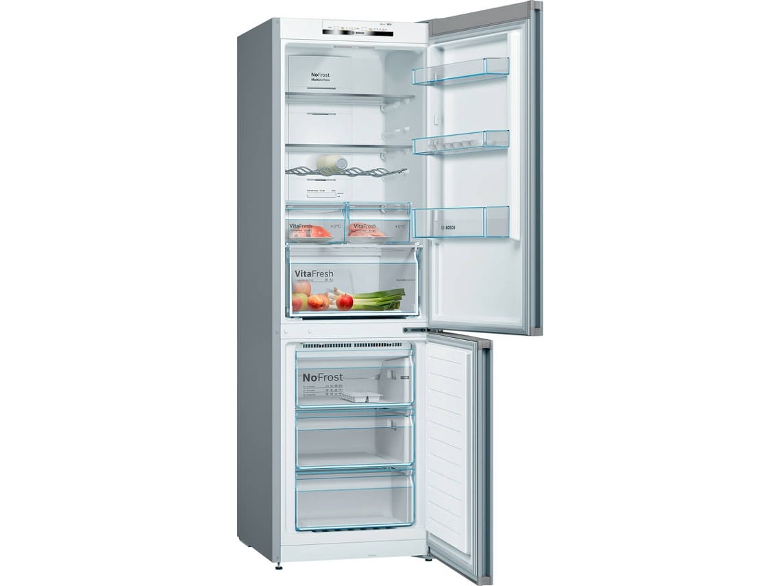 Frigorífico Combinado BOSCH KGN36VIDA (No Frost - 186 cm - 324 L - Inox)