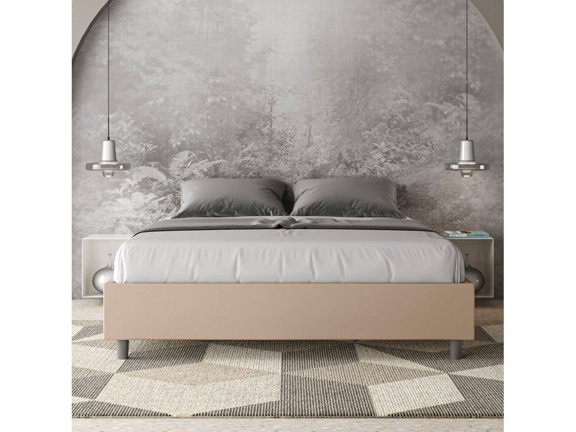 Cama de casal Sommier 160x190 container Azelia M