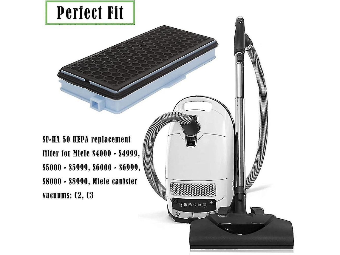2 pacotes de filtros de motor Hepa Air Clean para peça de aspirador de pó Miele
