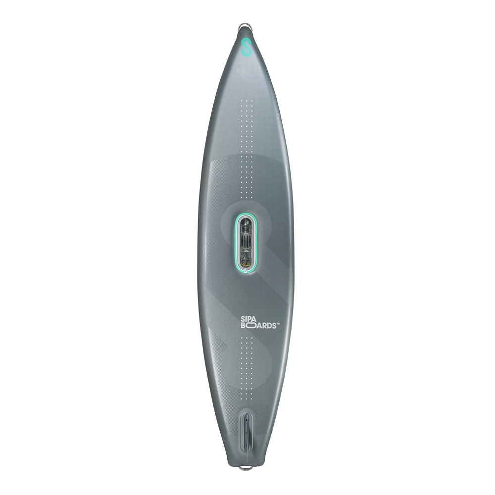 Prancha de Stand Up Paddle Tourer Prateada Elétrica
