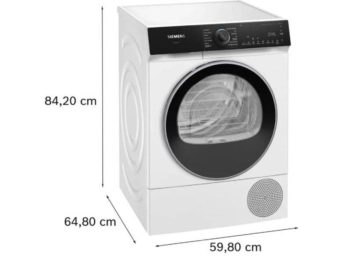 Máquina de Secar Roupa SIEMENS WQ46H2B0ES  (9 kg - Bomba de Calor - Branco)