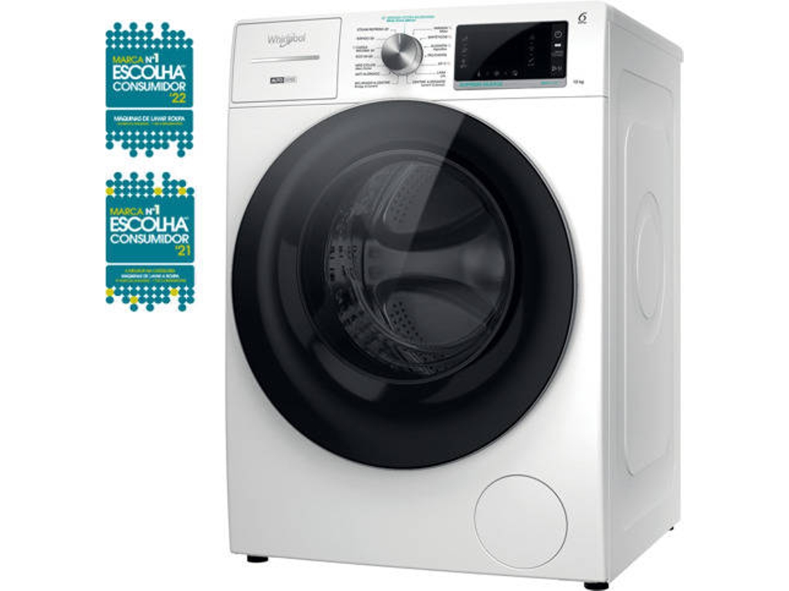 Máquina de Lavar Roupa WHIRLPOOL W8 W046WR SPT (10 kg - 1400 rpm - Branco)