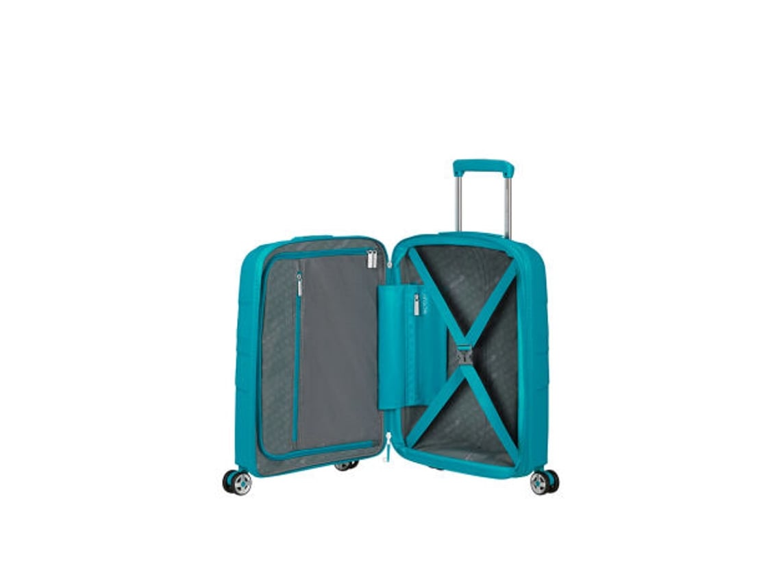 Mala de Cabine Exp. Starvibe 55Cm 4 Rodas 2,3Kg Azul Esverdeado AMERICAN TOURISTER
