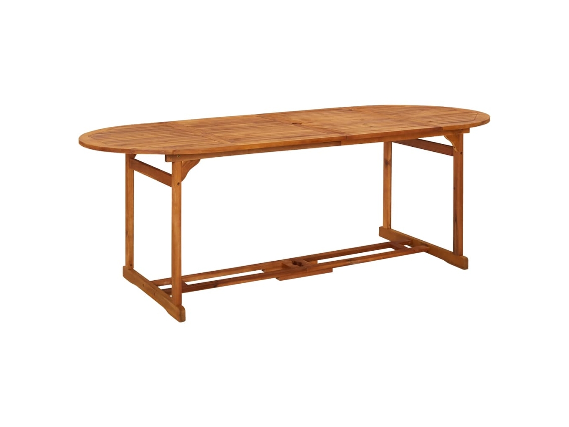 Mesa De Jantar P/ Jardim Mesa Para Exterior 220x90x75 Cm Madeira De Acácia Maciça Lovely Home