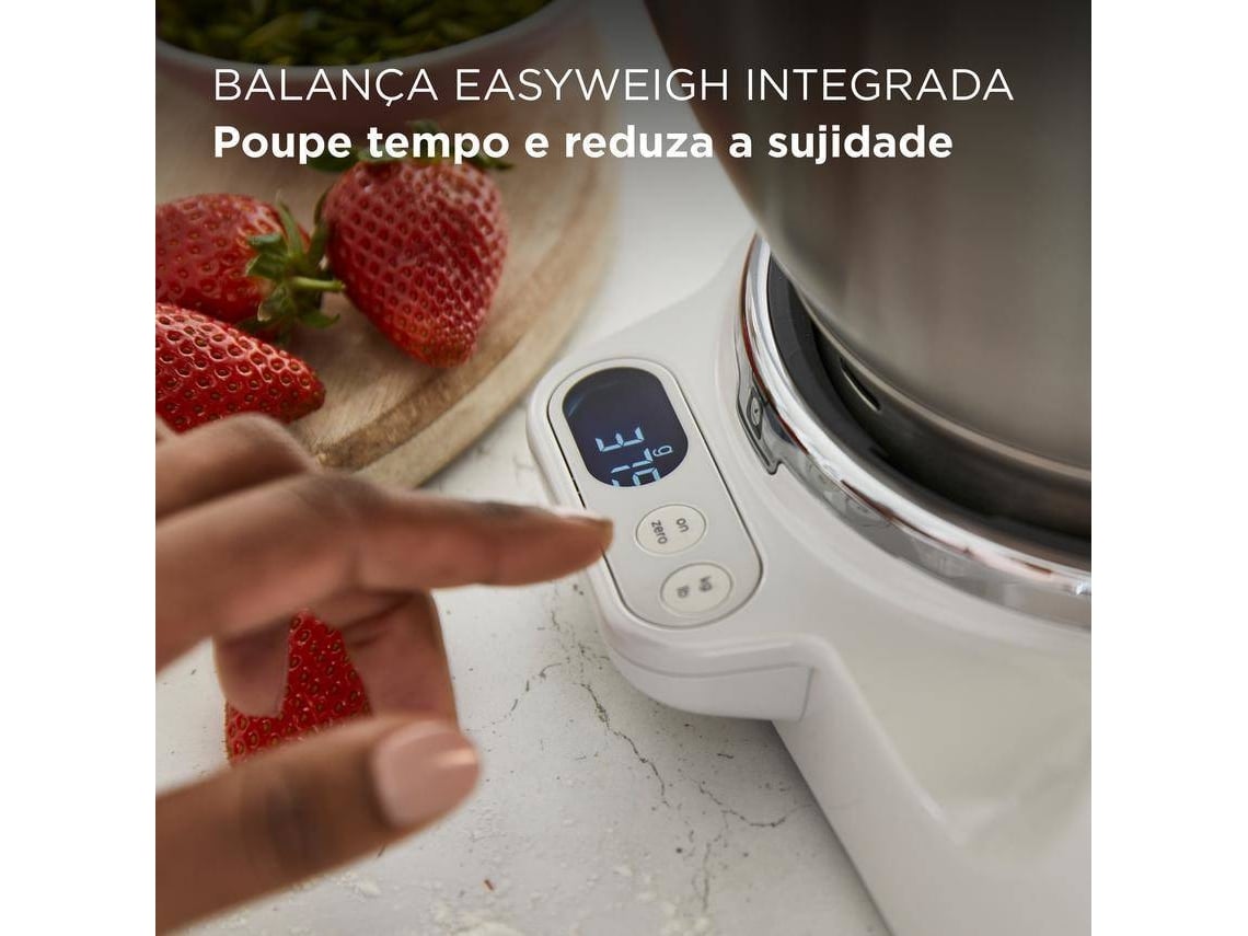 Robot de Cozinha KENWOOD Titanium Chef Baker Lite KVL65.001WH (7 L - 1200 W - 5 acessórios)