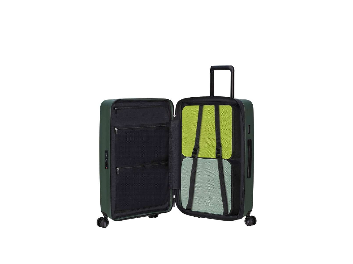 Mala de Viagem Média SAMSONITE Restackd 68Cm 4 Rodas Exp. Verde