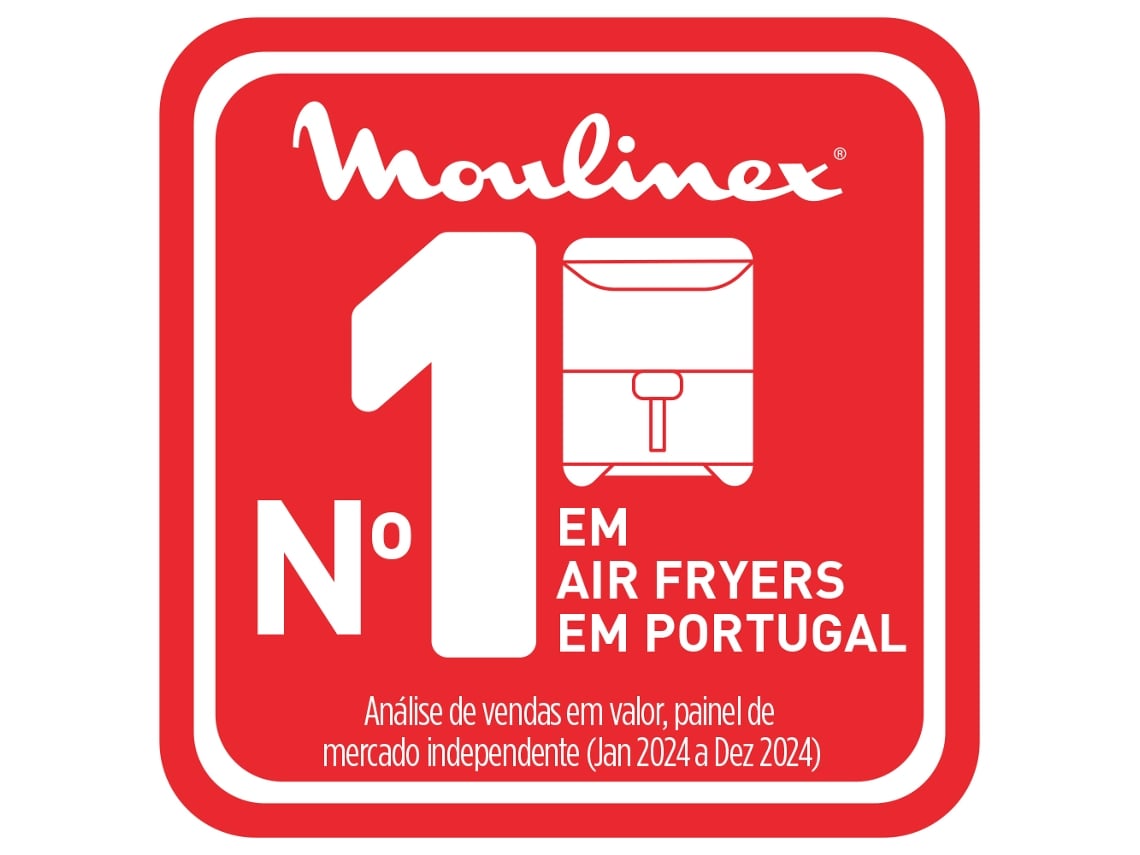 Fritadeira sem Óleo MOULINEX Air Fryer Easy Fry Grill XXL EZ801D10 (6.5 L - Preto)