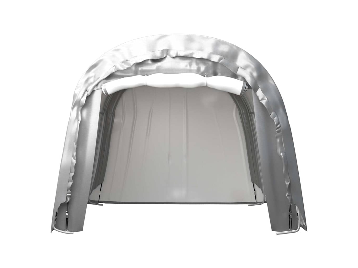 Abrigo VIDAXL Cinzento Aço (300x300 cm)