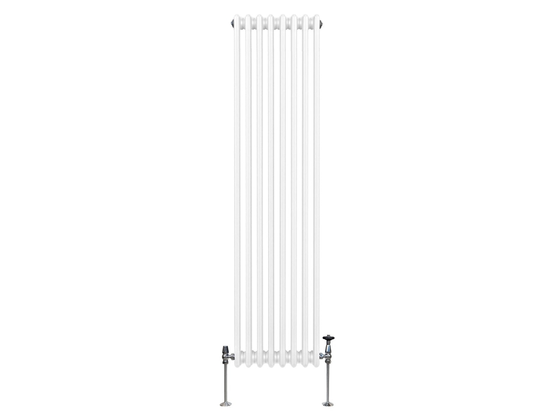 Radiador Vertical Tradicional De 3 Colunas Em Aço Carbono 1,5 Mm Branco, 1800×382 Mm, Elevada Emissão De Calor 5277 Monstershop