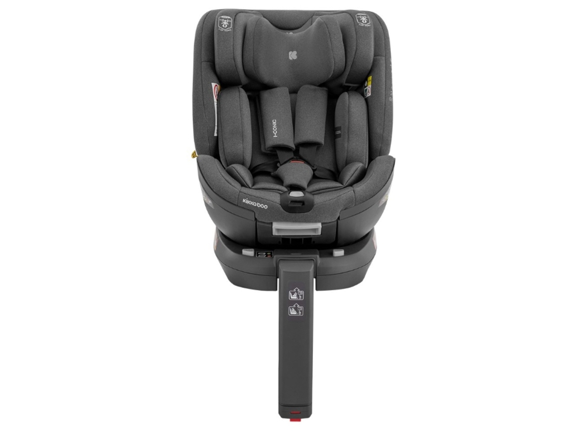 Cadeira auto KIKKA BOO i-Conic i-SIZE 40-150cm Cinzento escuro