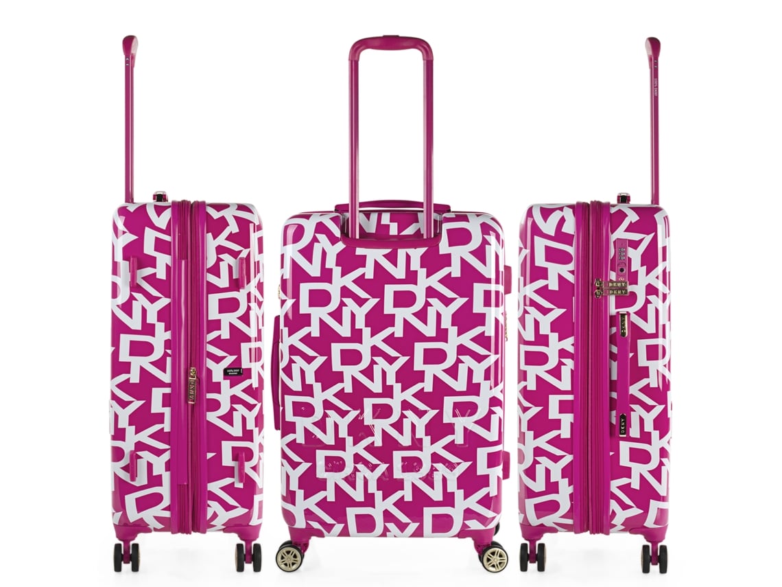 Conjunto de Malas DKNY DKNY-626 Signature Hardside Magenta Pc Case Set 44X66X25 Cm 61L