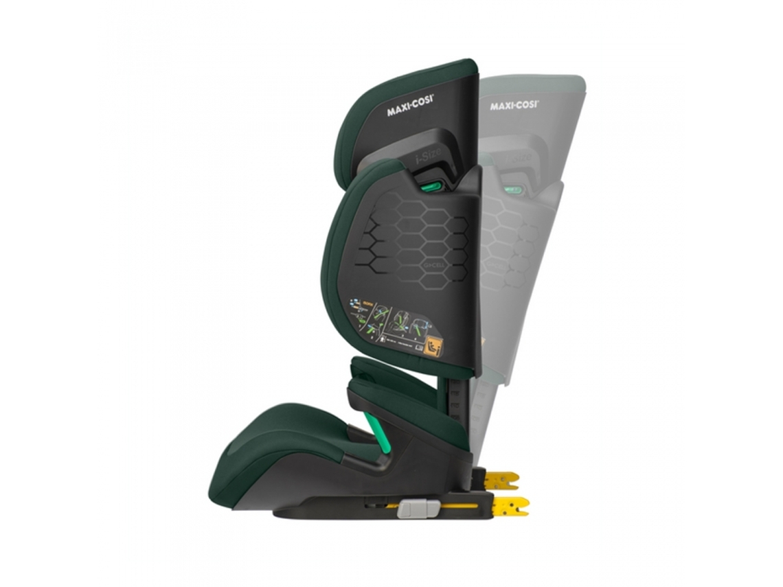Cadeira auto ISOFIX grupo 2/3 a partir aprox. dos 3,5 aos 12 anos RodiFix R iSize da MAXICOSI Authentic Green