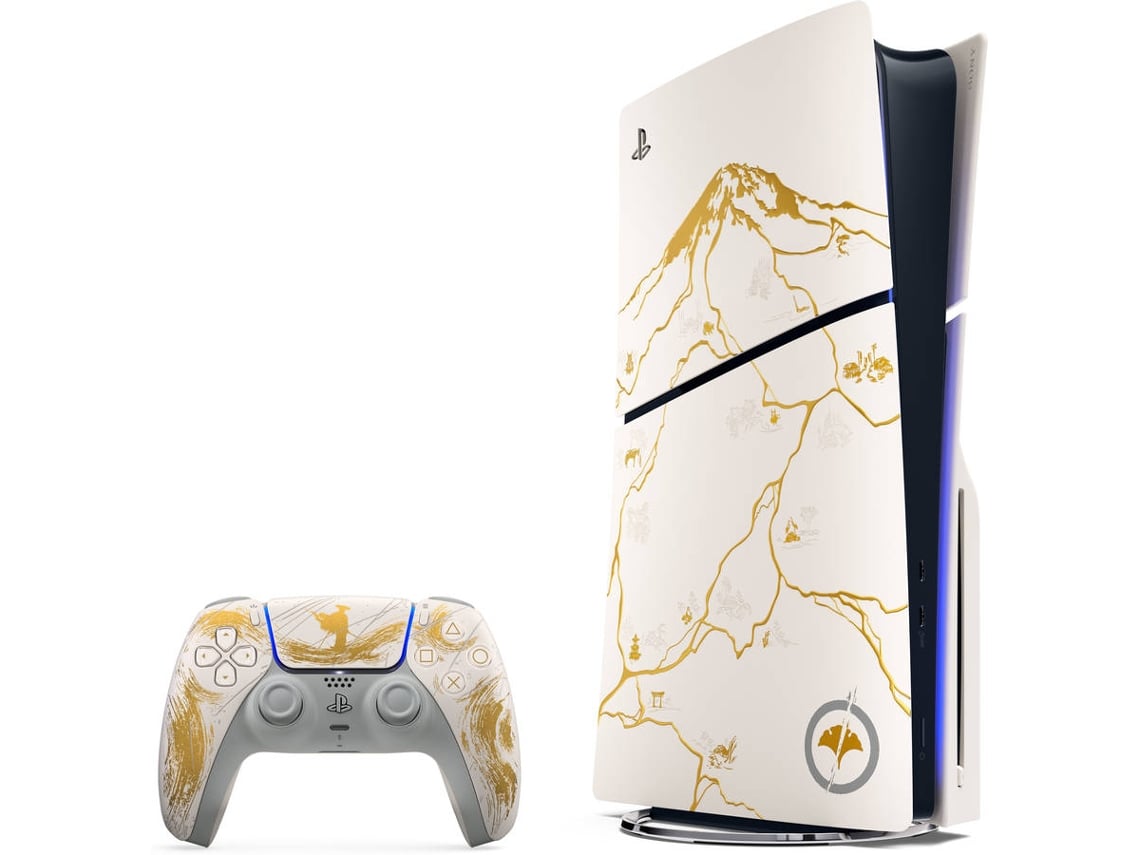 Bundle Consola PS5 + Jogo Ghost of Yōtei Edição Limitada Gold (Código de Descarga na Caixa)
