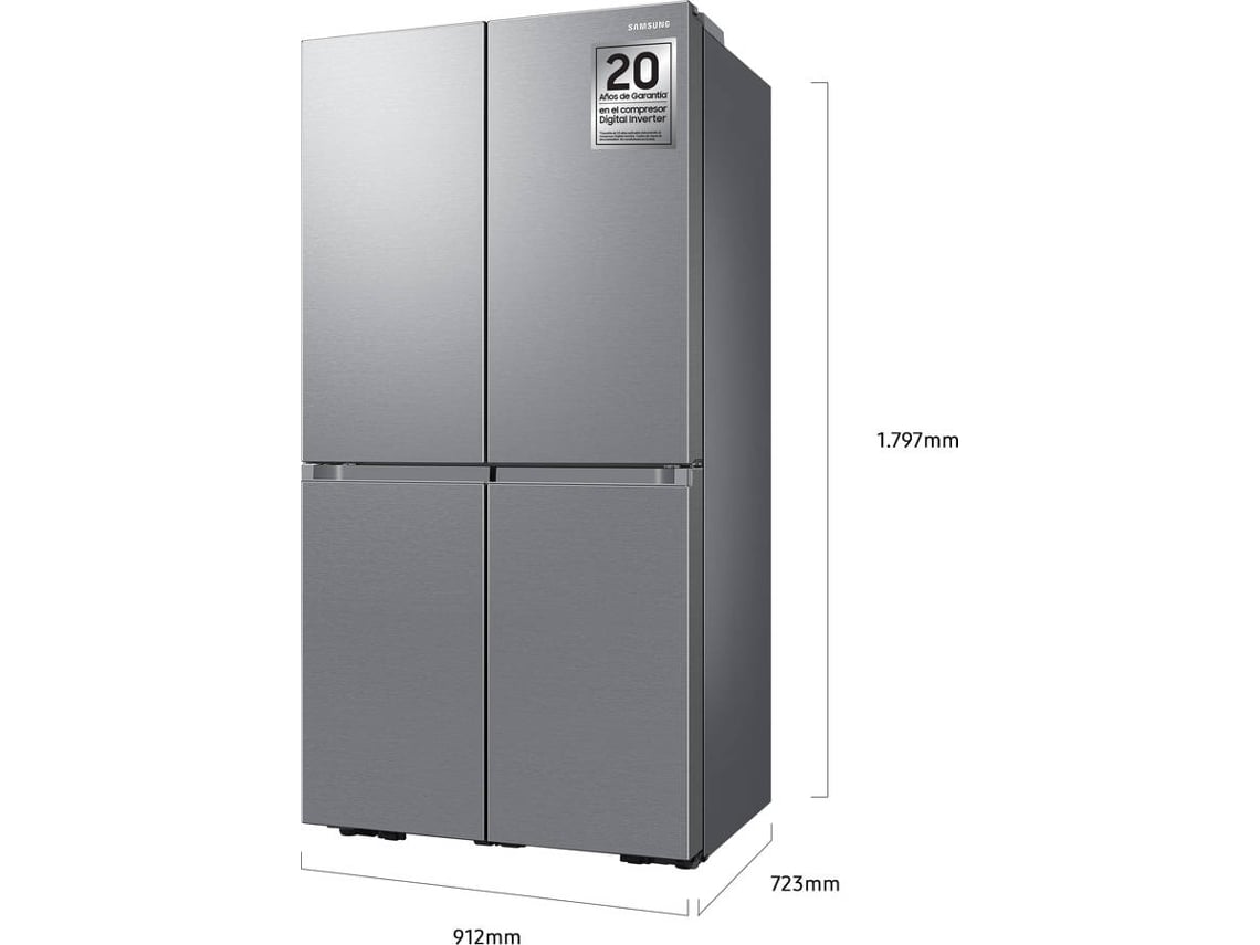 Frigorífico Americano SAMSUNG RF65DG960ESREF (No Frost - 183 cm - 646 L - Inox)