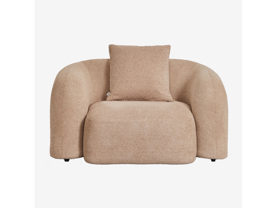 Poltrona Em Chenille Coco Poliéster Sklum