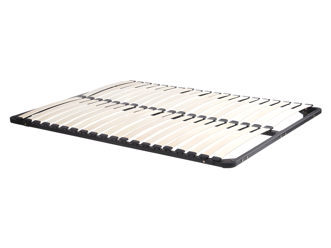 Cama com Gavetas Natural Brillante Somier VENTE-UNIQUE Madeira Branco (160x200 cm)