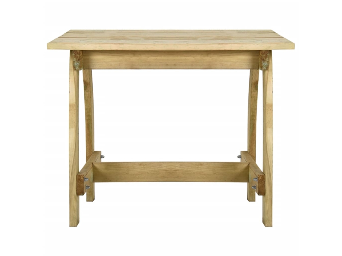 Mesa de Jardim LOVELY HOME Jantar Madeira de Pinho Impregnada (110 x 74 x 75 cm)
