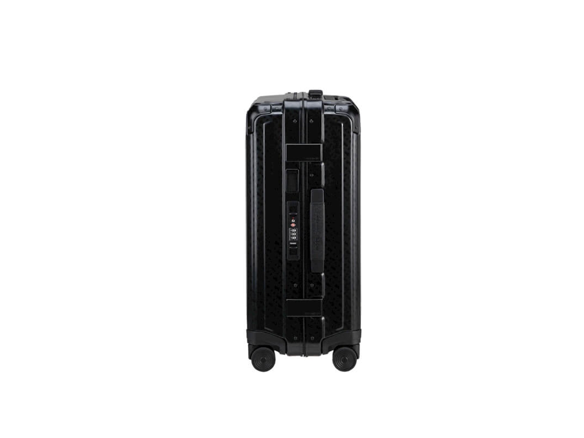 Mala De Cabine / Trolley 55cm 4r Lite Box Alu Boss Preta Samsonite
