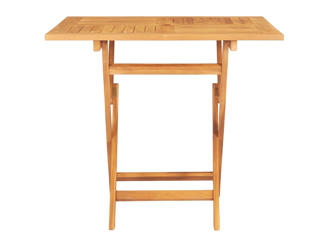 Mesa De Jardim | Mesa De Exterior Dobrável 85x85x76 Cm Madeira De Teca Maciça Lovely Home