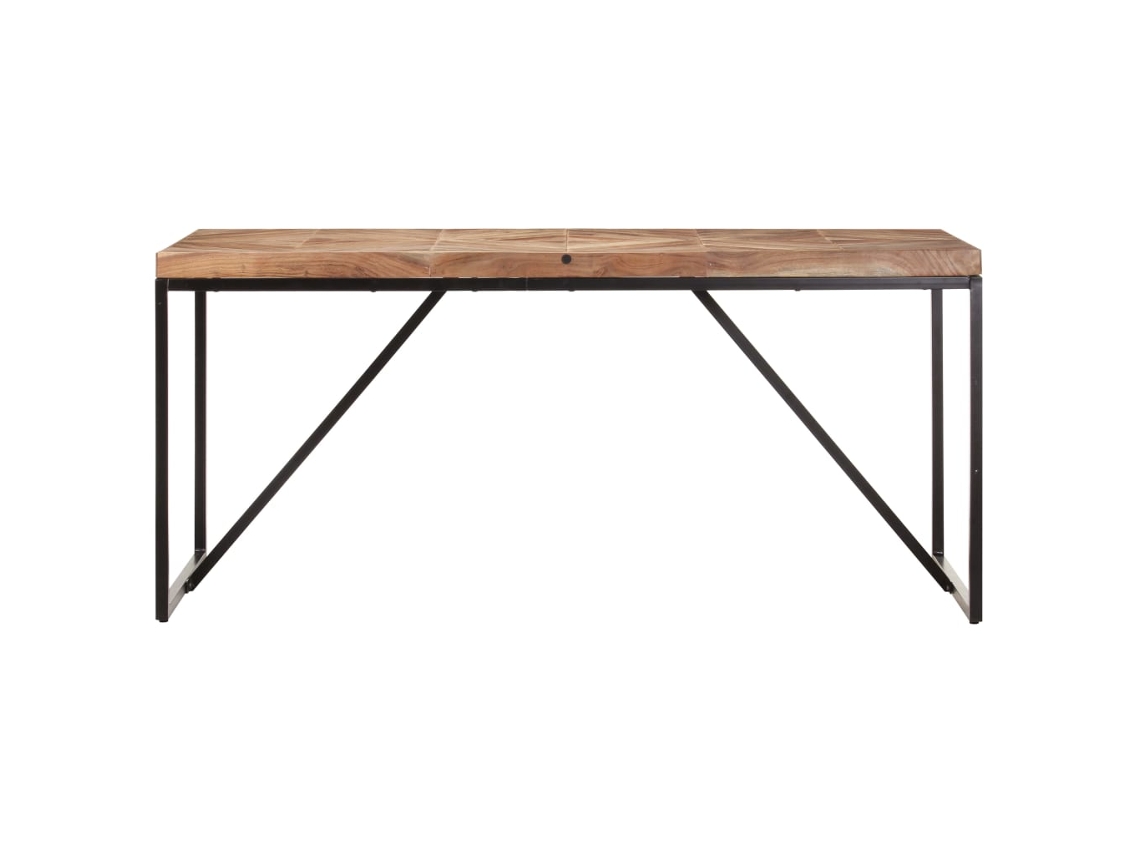 MAISON EXCLUSIVE Mesa de Jantar 160X70X76 cm Madeira Acácia Maciça e Mangueira