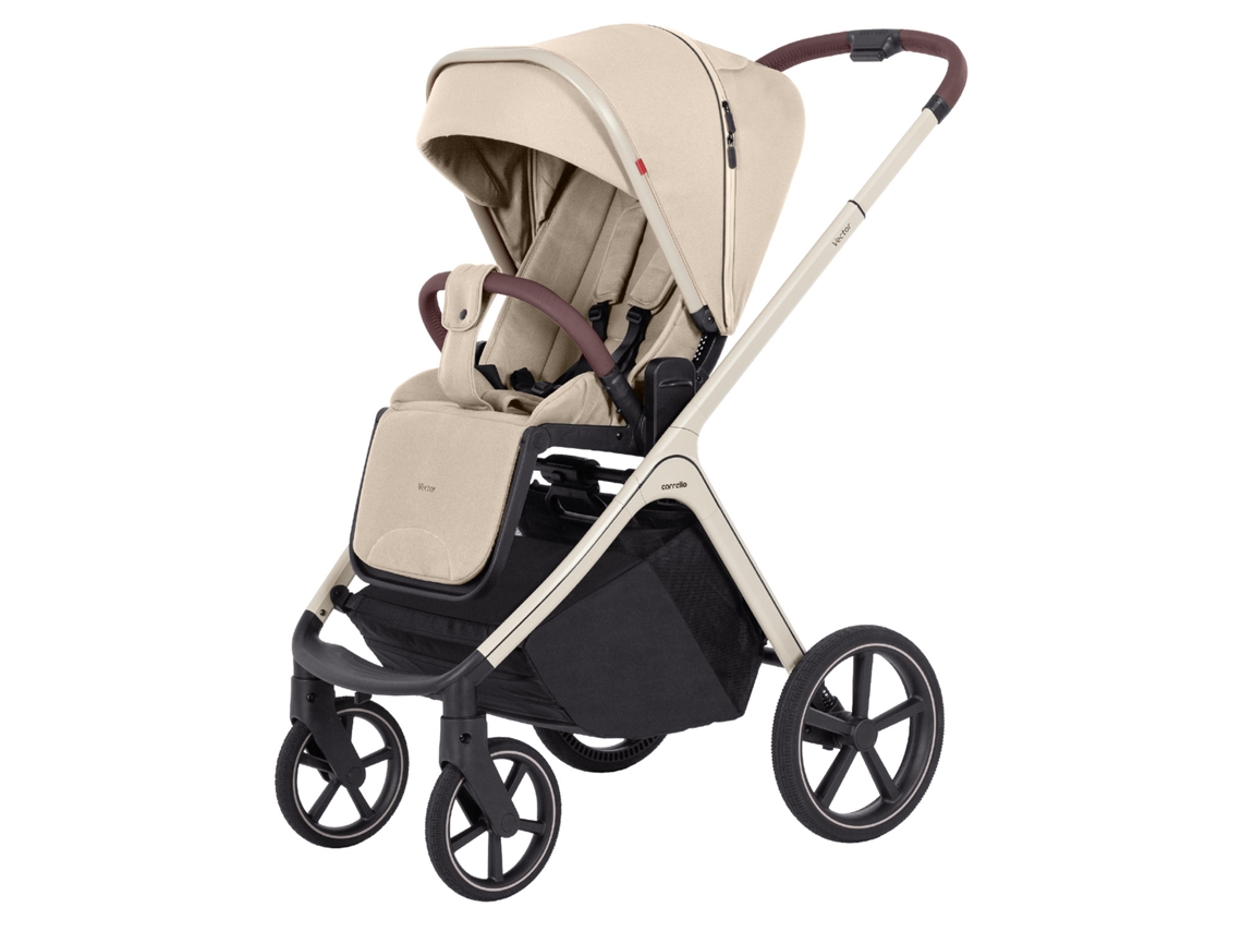 Carrinho De Bebé Carrello Vector Crl 6550 2 Em 1 (seashell Beige)