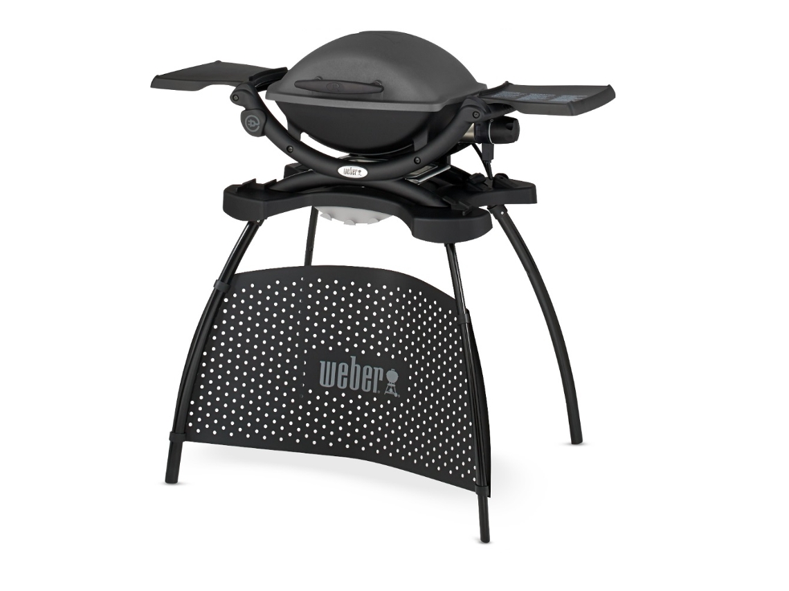Barbecue WEBER Elétrica com Pernas 2200W Cinza Escuro Q1400Stand