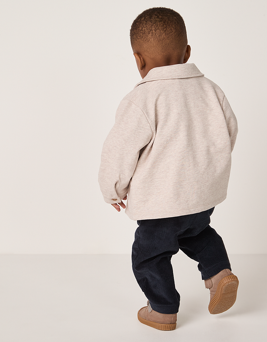 Organic Cotton Shirt Top & Joggers Set (0–4yrs)