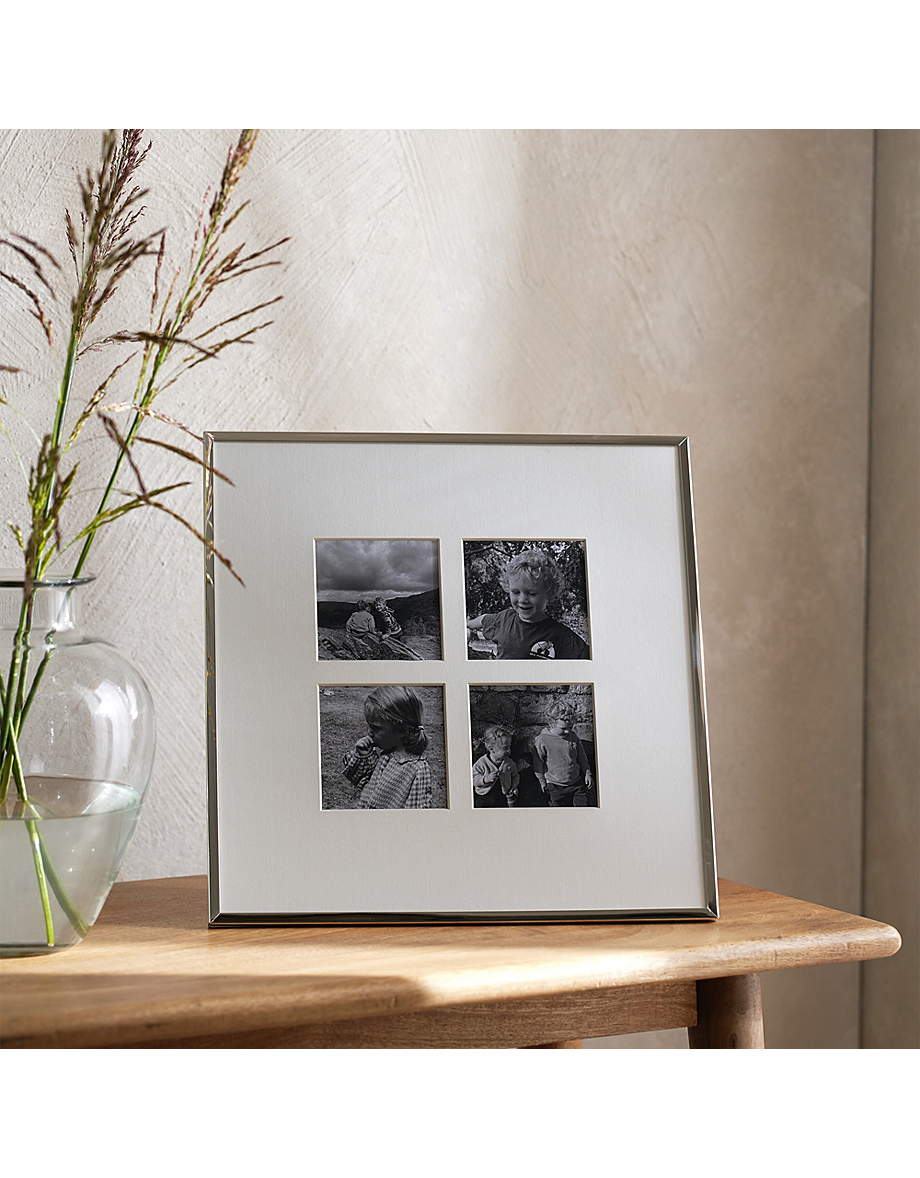 Fine Silver Multi Aperture Photo Frame