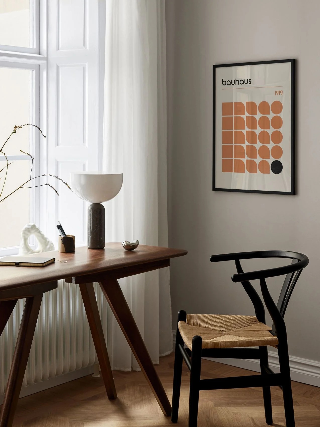 Orange Bauhaus Poster