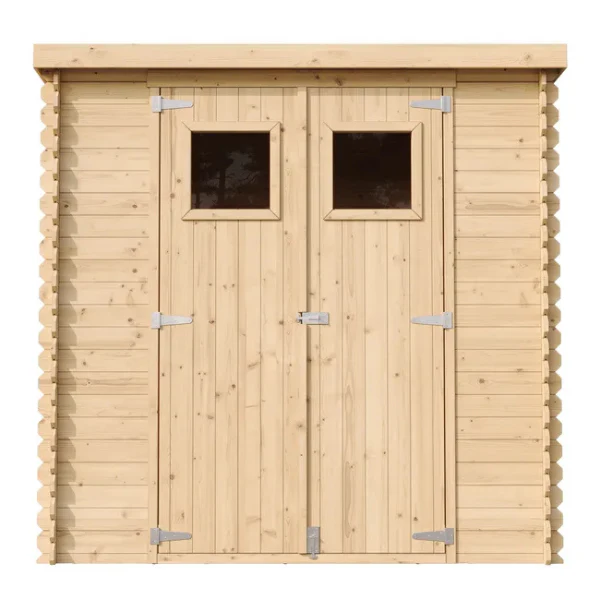 Abri de jardin en bois L204 x l142 x H200 cm / 2,22 m -