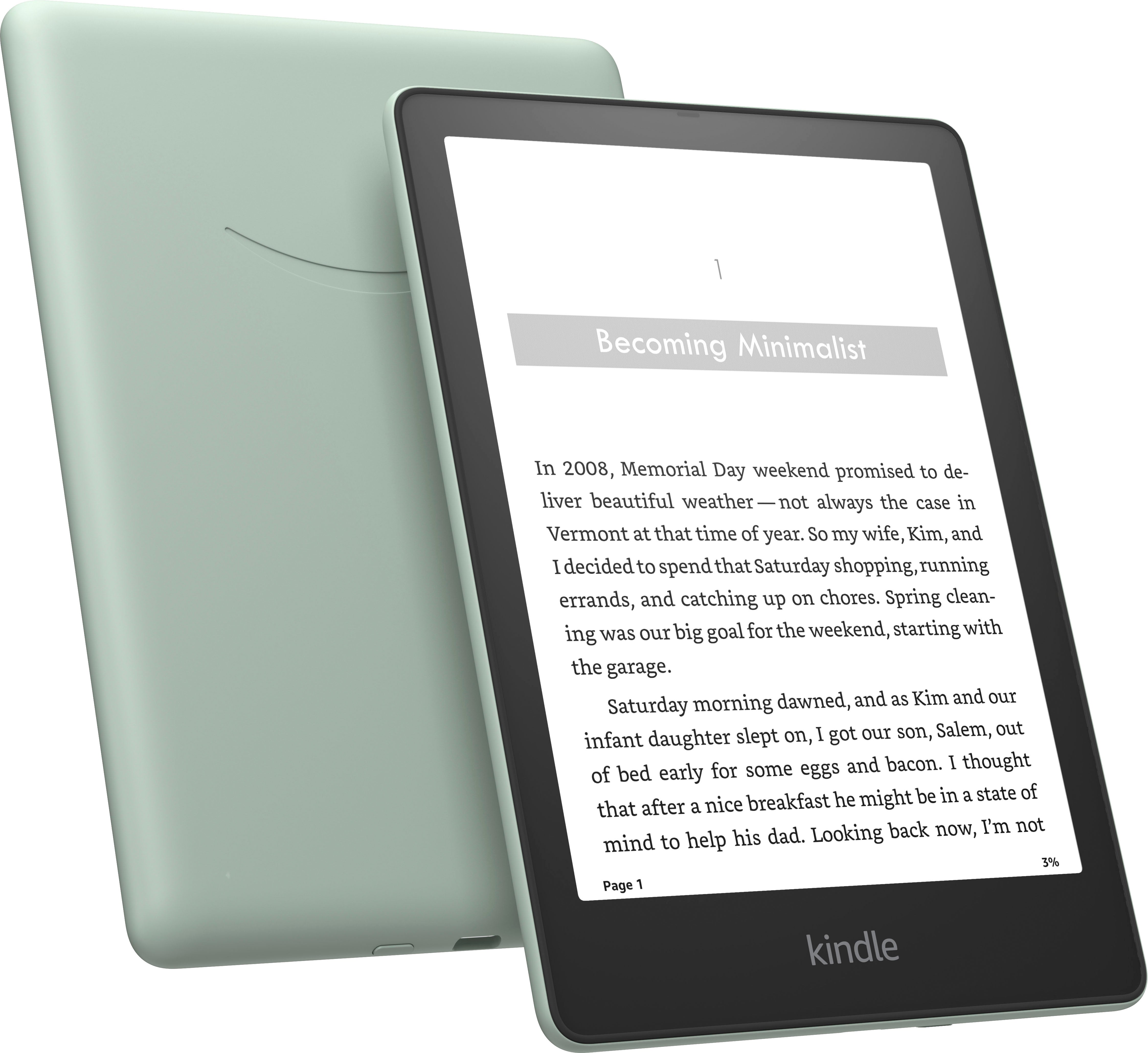 2025 - Kindle Paperwhite Signature Edition - 32GB - Verde Agave -