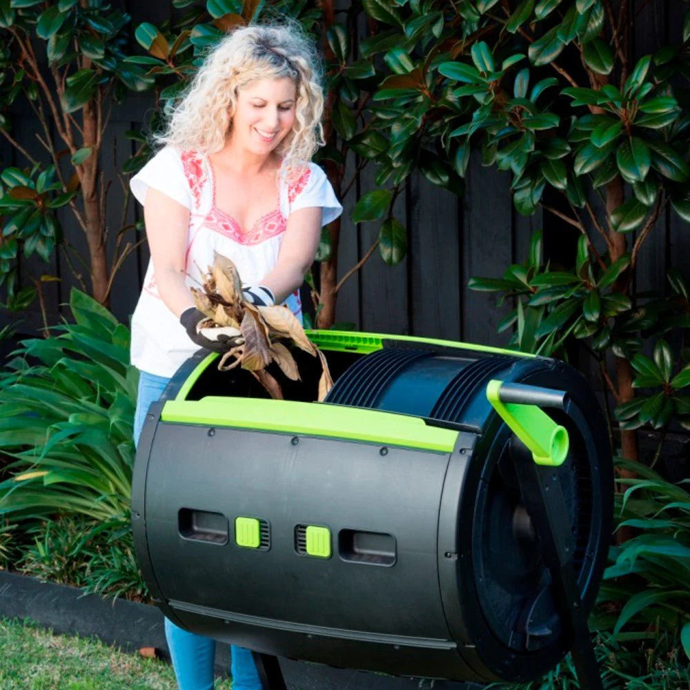 2025 Labirinto da 65 galloni per il compostaggio e carrello combinato -